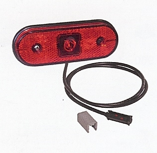 UNIPOINT I LED GABARI LAMBA KIRMIZI LED 0.5 MT KLI